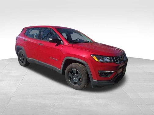 Red 2021 Jeep Compass Sport