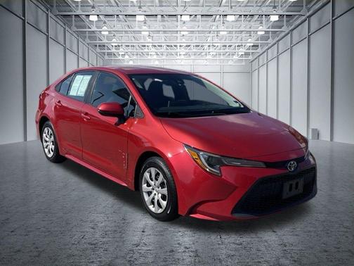 Red 2021 Toyota Corolla LE