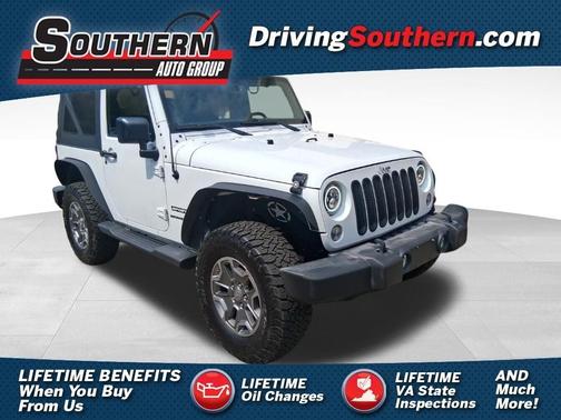 White 2016 Jeep Wrangler Sport
