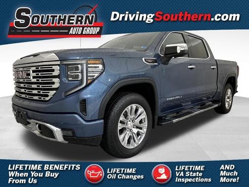 Blue 2024 GMC Sierra 1500 Denali