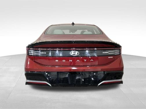 Red 2025 Hyundai SONATA Hybrid SEL