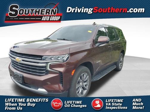 Orange 2022 Chevrolet Tahoe LT