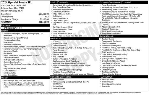 2024 Hyundai SONATA SEL