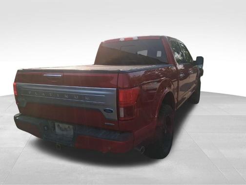 Red 2020 Ford F-150 Platinum
