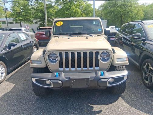 Beige 2022 Jeep Wrangler Unlimited 4xe Sahara