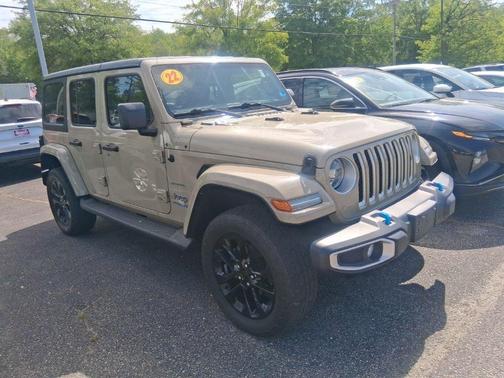 Beige 2022 Jeep Wrangler Unlimited 4xe Sahara