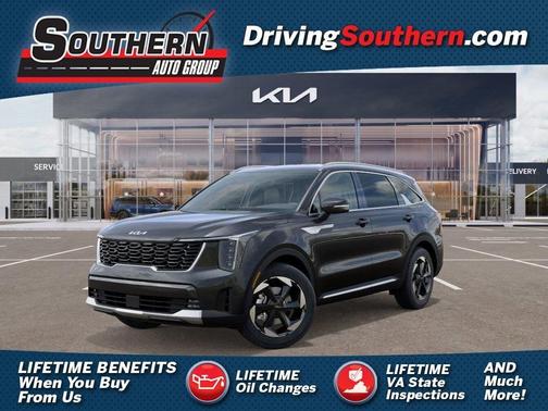 Gray 2026 Kia Sorento Hybrid EX