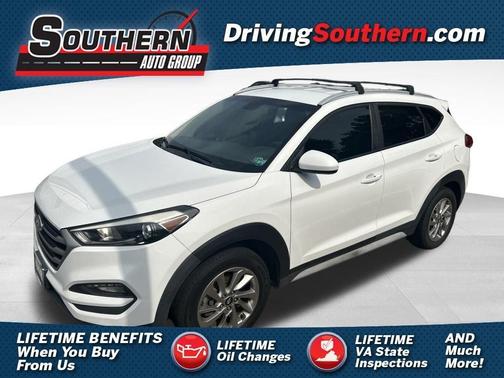 Dazzling White 2018 Hyundai TUCSON SEL