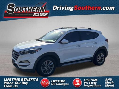 Dazzling White 2018 Hyundai TUCSON SEL