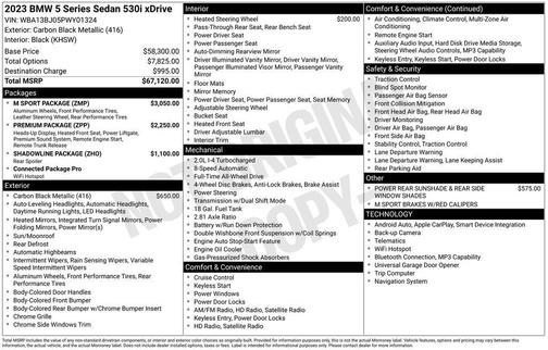 2023 BMW 530 i xDrive