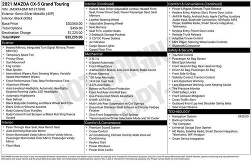 2021 Mazda CX-5 Grand Touring