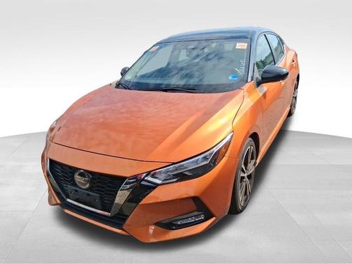 Orange 2021 Nissan Sentra SR