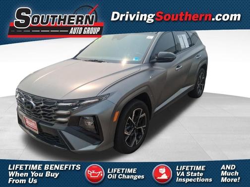 Gray 2025 Hyundai TUCSON Hybrid N Line