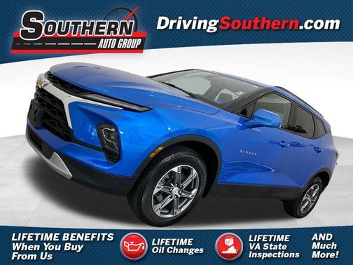 Blue 2024 Chevrolet Blazer LT