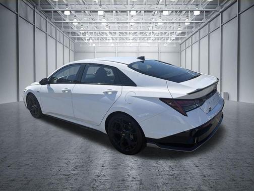 White 2025 Hyundai ELANTRA N Line
