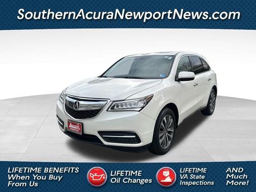 White 2016 Acura MDX 3.5L