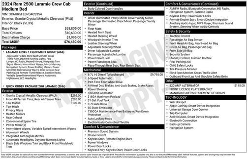 2024 RAM 2500 Laramie