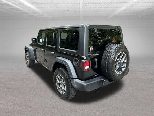 Black 2024 Jeep Wrangler Sport