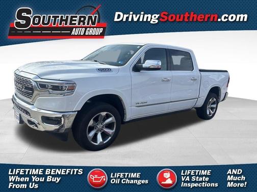 White 2020 RAM 1500 Limited