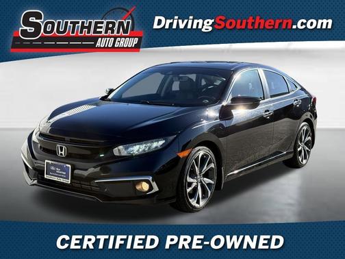 Black 2020 Honda Civic Touring