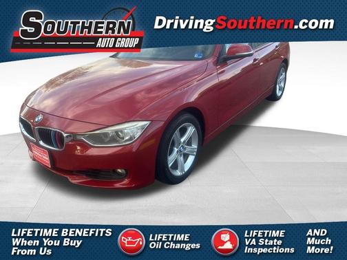Red 2015 BMW 328 i