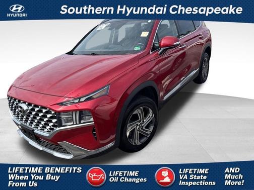 Red 2021 Hyundai SANTA FE SEL