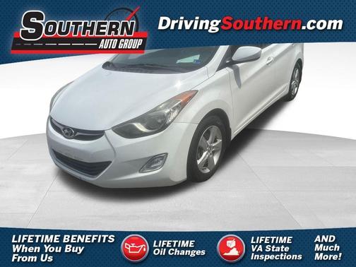 Pearl White 2013 Hyundai ELANTRA GLS
