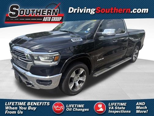 Black 2020 RAM 1500 Laramie