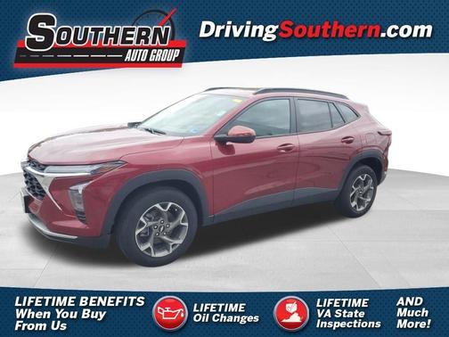 Red 2025 Chevrolet Trax LT