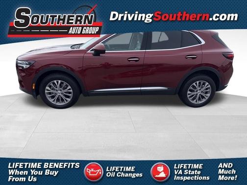 Red 2022 Buick Envision Preferred