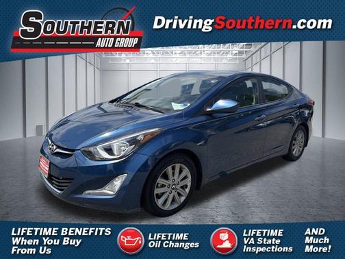 Windy Sea Blue 2016 Hyundai ELANTRA SE