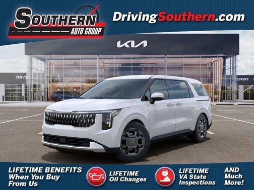 Snow White Pearl 2026 Kia Carnival Hybrid EX