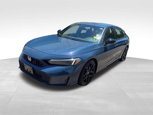 Blue 2025 Honda Civic Sport
