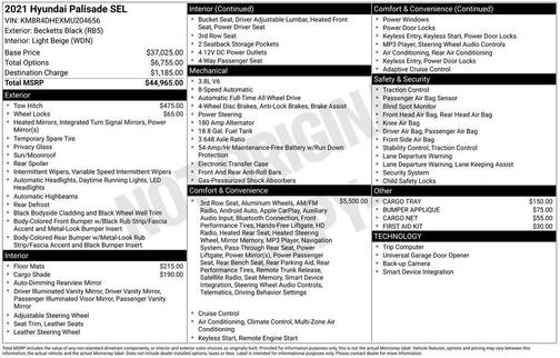 2021 Hyundai PALISADE SEL