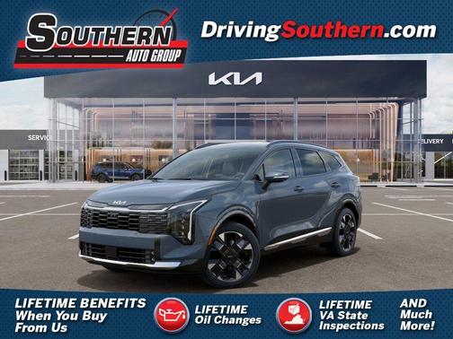 Blue 2027 Kia Sportage Hybrid SX-Prestige