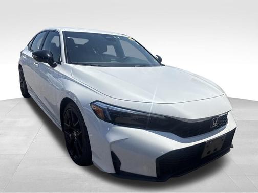 White 2025 Honda Civic Sport