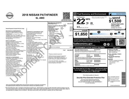 2018 Nissan Pathfinder SL