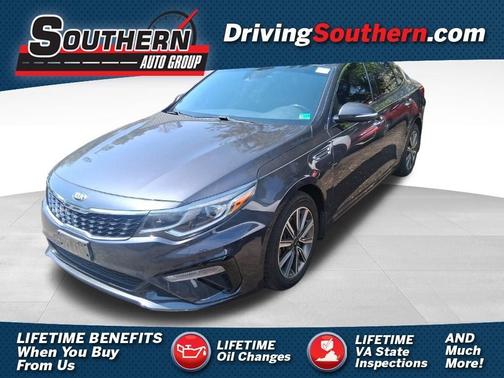 Gray 2019 Kia Optima LX