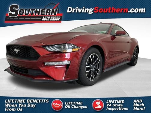 Red 2019 Ford Mustang EcoBoost