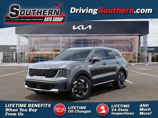 Steel Gray 2026 Kia Sorento Hybrid EX