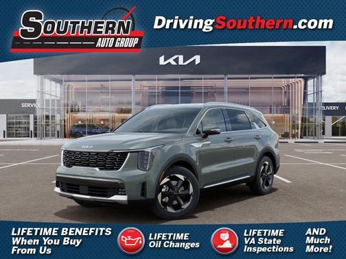 Green 2026 Kia Sorento Hybrid EX