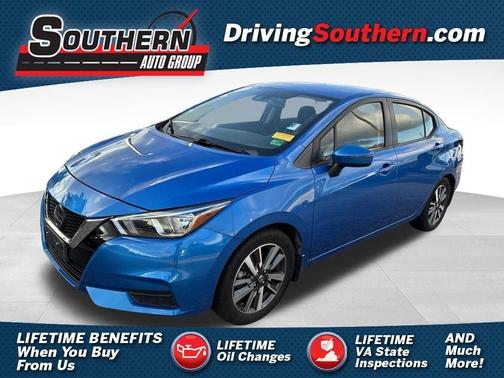 Electric Blue Metallic 2020 Nissan Versa 1.6 SV