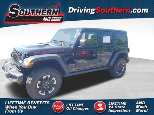 Black 2025 Jeep Wrangler Rubicon
