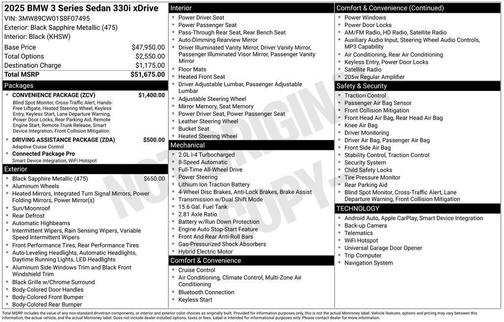 2025 BMW 330 i xDrive