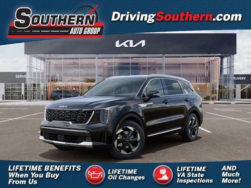 Aurora Black Pearl 2026 Kia Sorento Hybrid EX