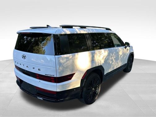 White 2024 Hyundai SANTA FE HEV Calligraphy