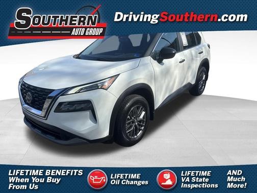 Glacier White 2023 Nissan Rogue S
