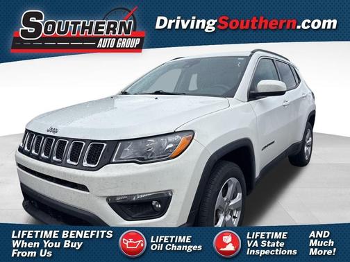White 2021 Jeep Compass Latitude