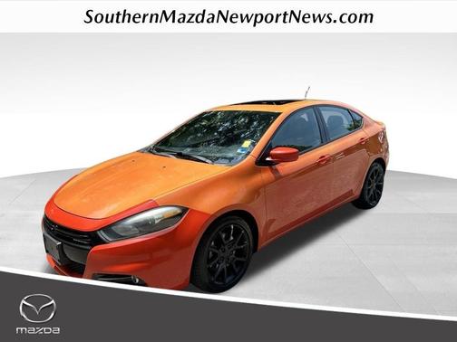 Orange 2015 Dodge Dart SXT