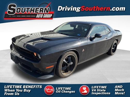 Black 2015 Dodge Challenger R/T Scat Pack